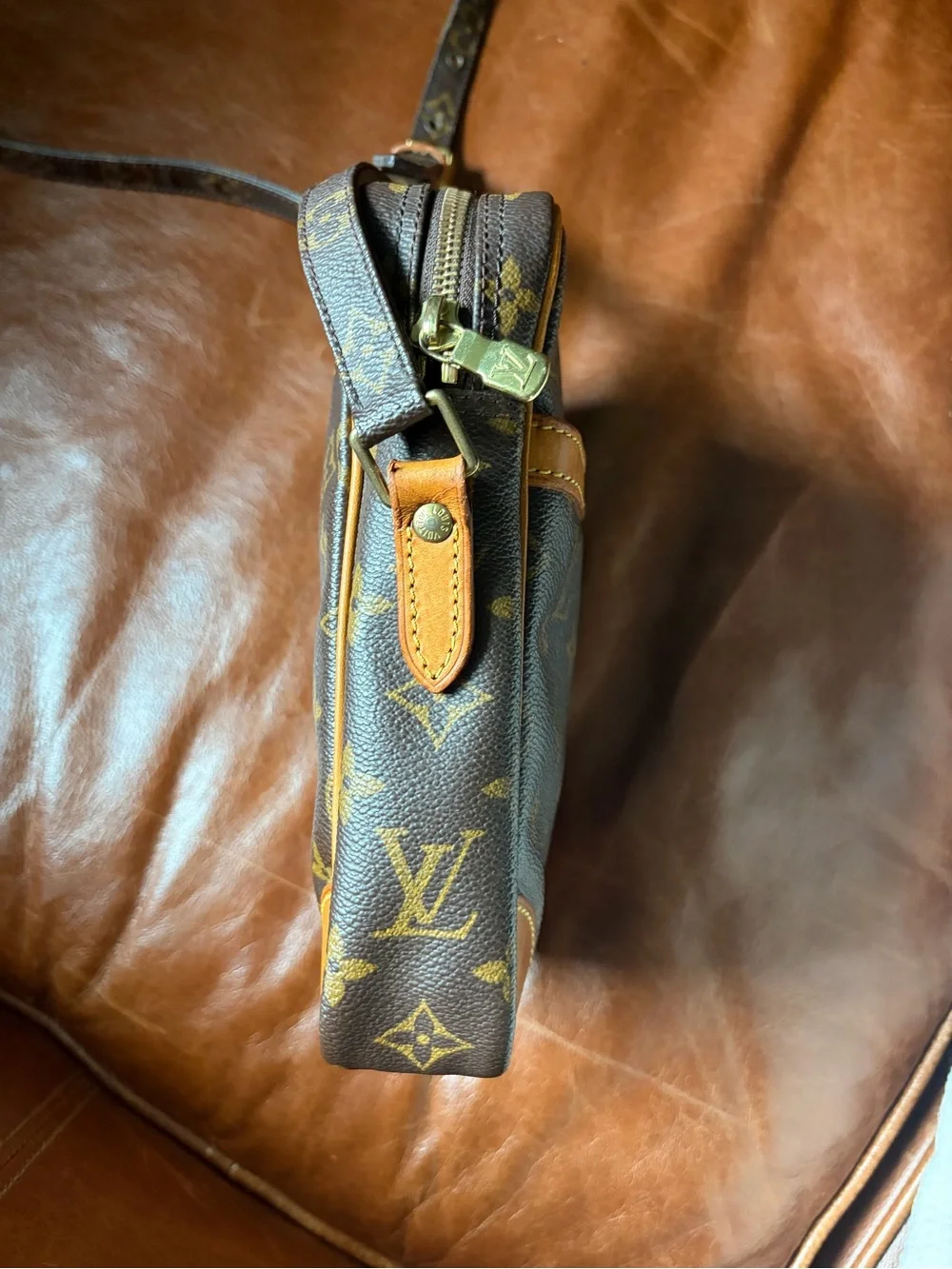 Louis Vuitton Vintage Danube Monogram Canvas Adjustable Strap Crossbody